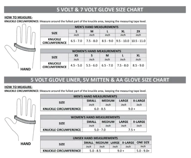 Action Heat Women's 5Volt Rechargeable Heated Mittens - Image 4