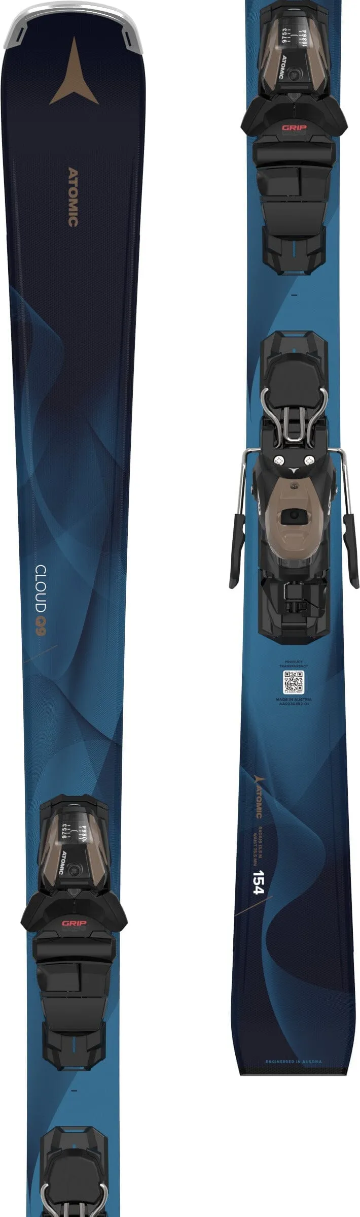 Atomic Women's Cloud Q9 Skis with M 10 GW Bindings 2026 - Image 3