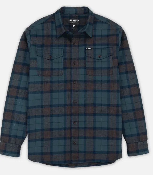 Jetty Men's Breaker Organic Flannel Shirt - Image 2