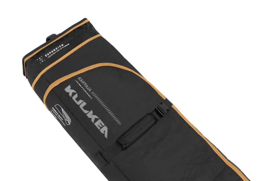 Kulkea Kantaja Double Roller Ski Bag Diamond Grey/Black - Image 3