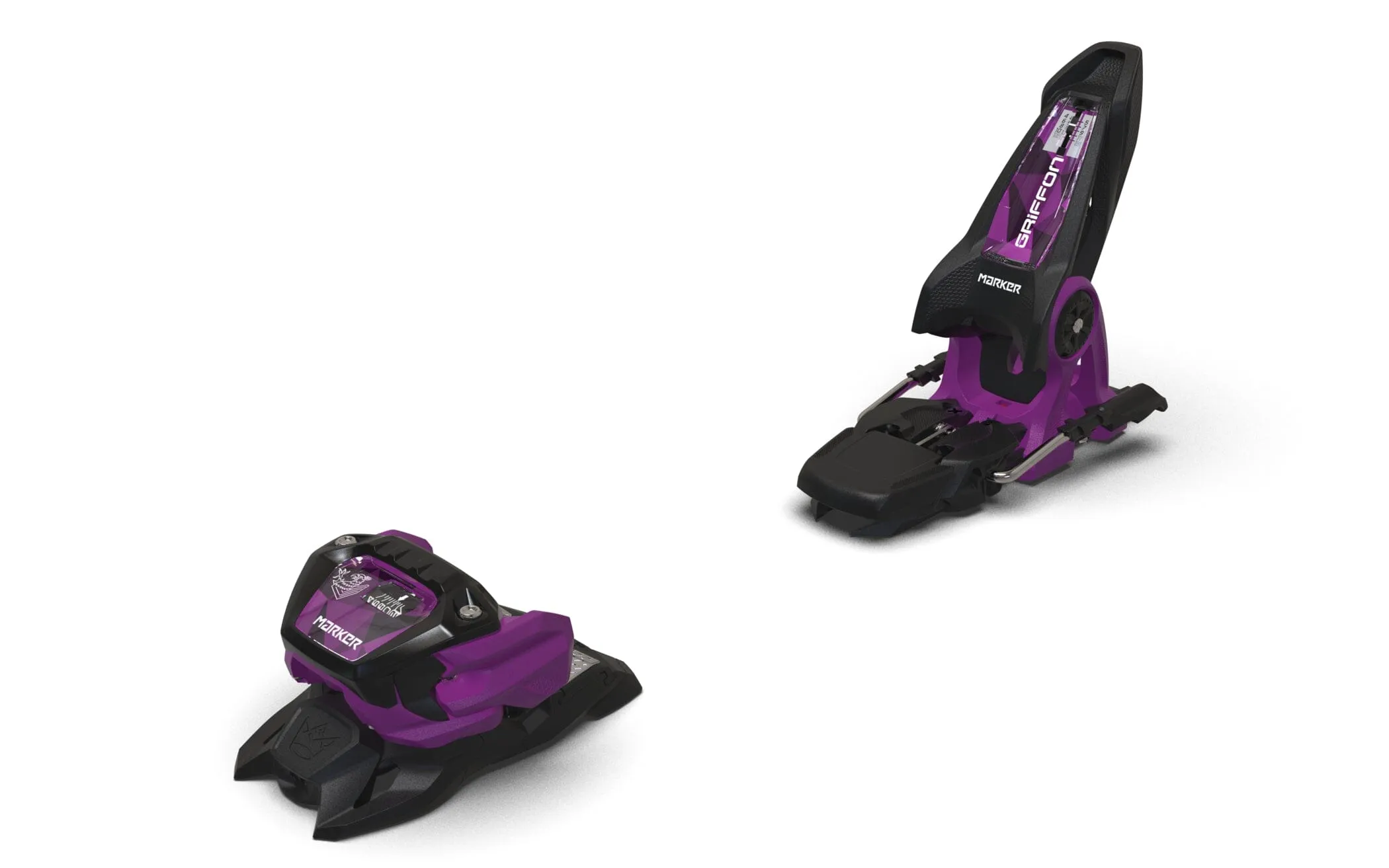 Marker Griffon 13 Bindings with 90mm Brakes - Black/Purple