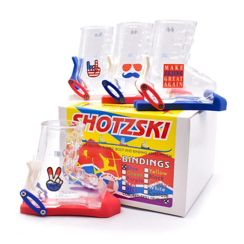 Shotzski WT-66 4-Pack: Rasta or USA Themed Bindings & Printed Boots - Image 6
