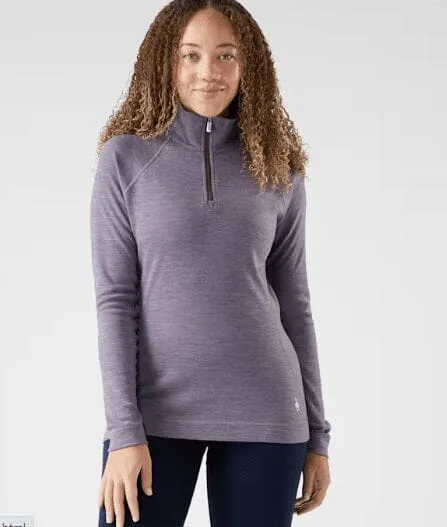 Smartwool Women's Classic Thermal Merino Base Layer 1/4 Zip - Image 2